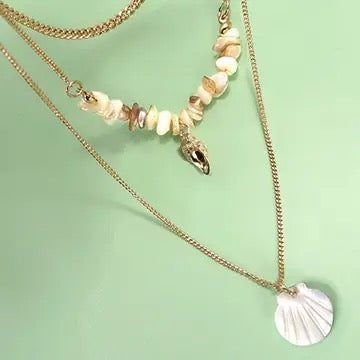 Layered Shell Necklace