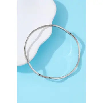 Silver Bangle Bracelet