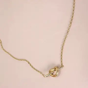 Gold Knot Necklace