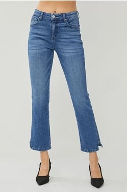 High Rise Slim Straight Jeans