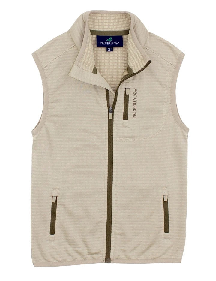 Boys Fairhope Khaki Vest