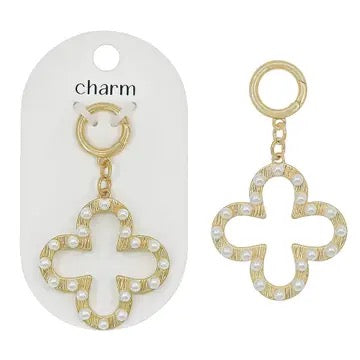 Pearl Clover Charm