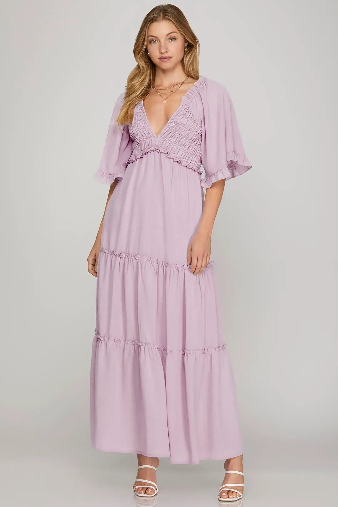Lilac Maxi Dress