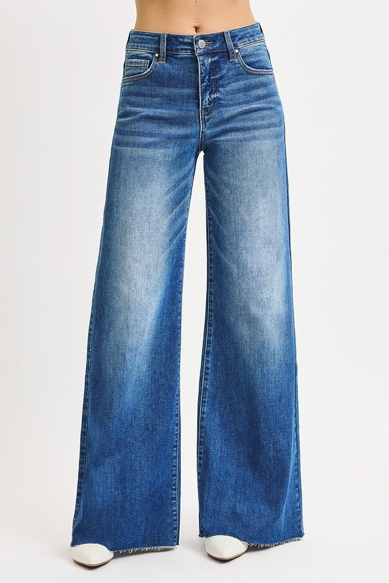 Ankle Palazzo Jeans