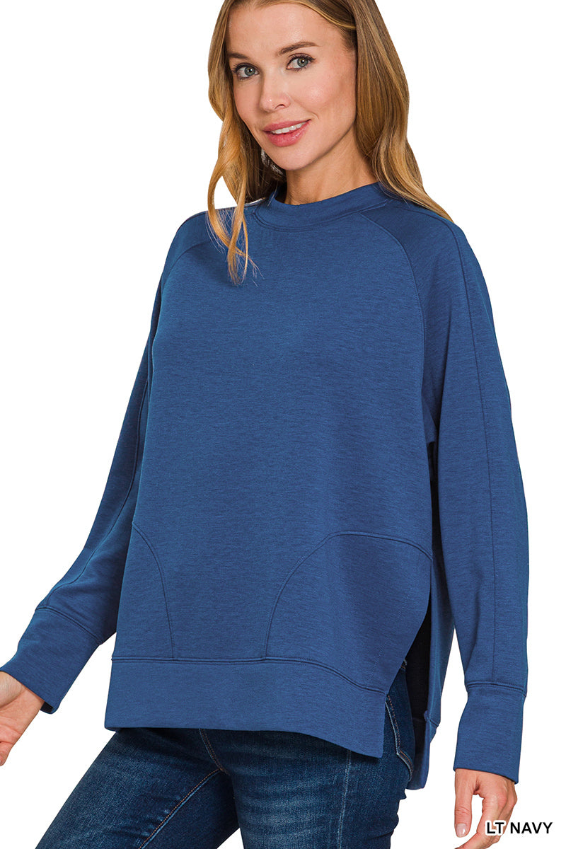 Regular Scuba Round Neck Pullover