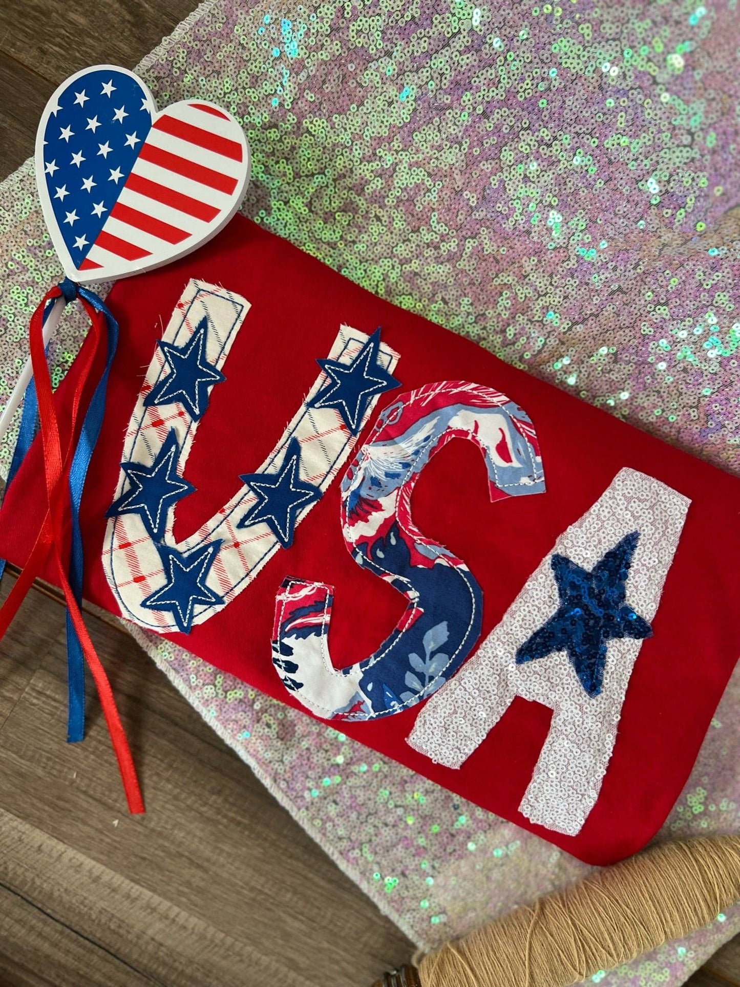 USA Star Mixed Fabric