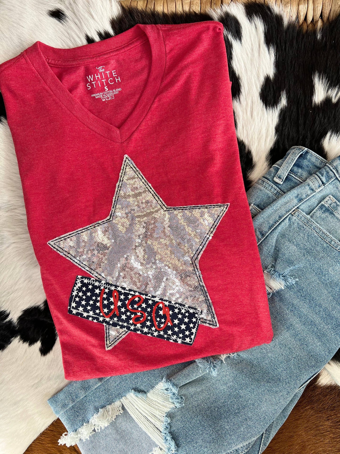 USA Shining Star | Handmade Tee