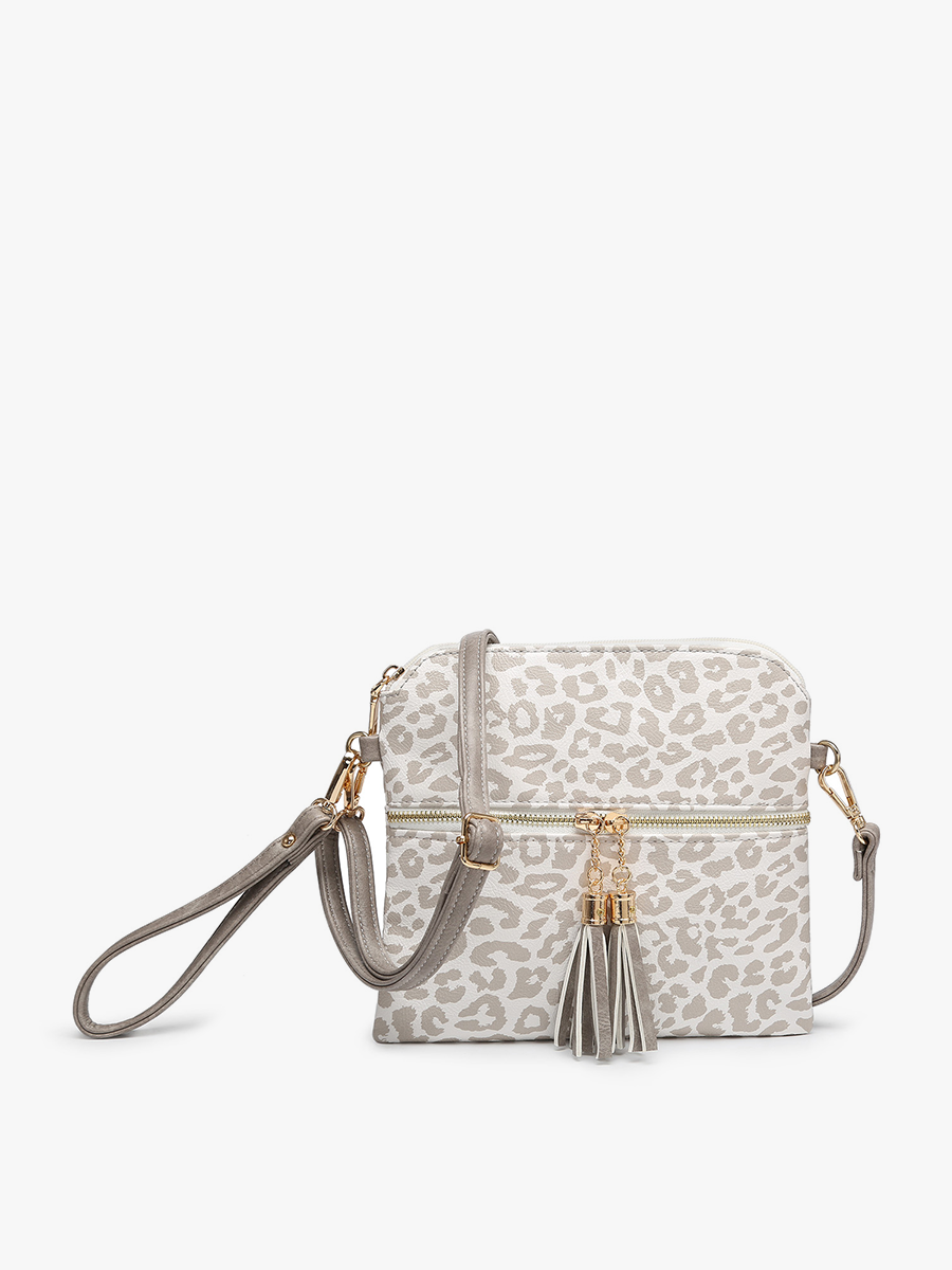 Tara Double Zip Crossbody Bag/Wristlet for Women