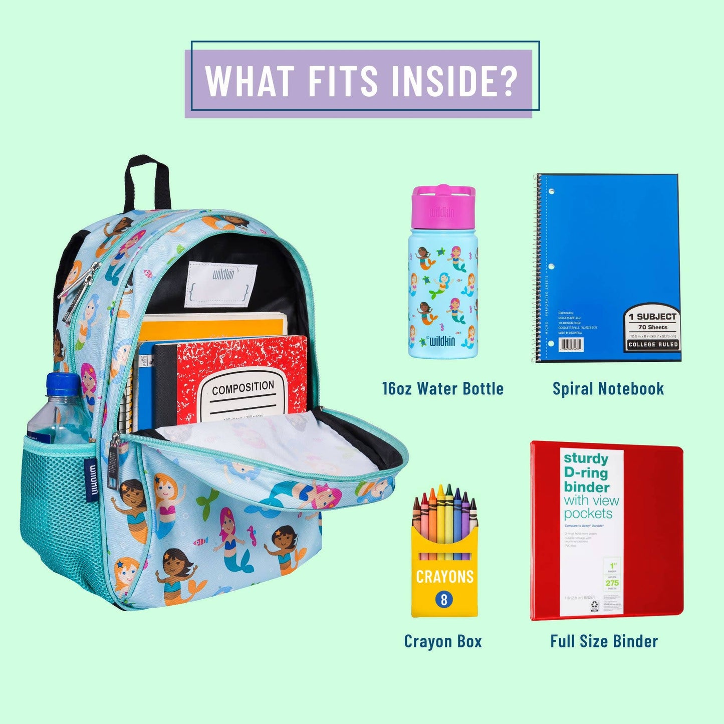 Mermaids Backpack - 15 Inch