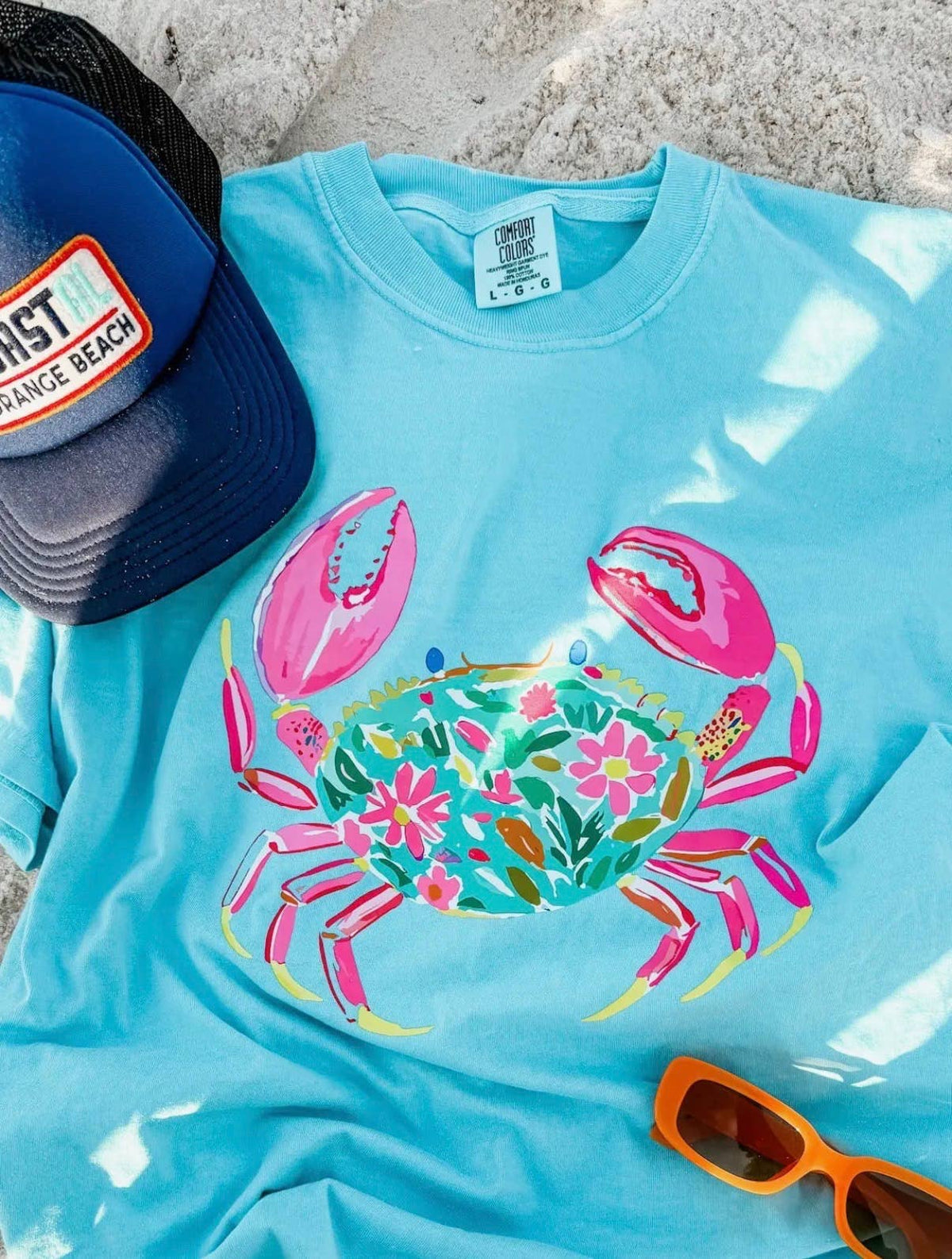 Floral Crab Tee