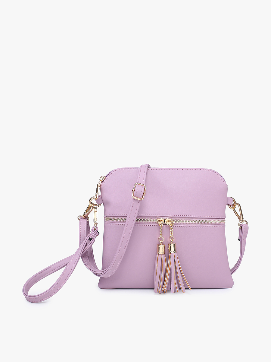 Tara Double Zip Crossbody Bag/Wristlet for Women