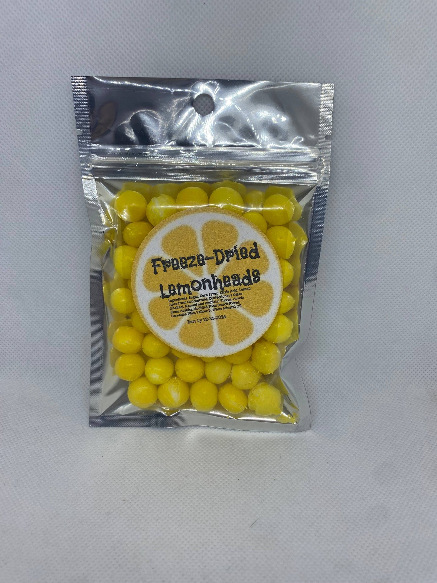 Freeze dried candy Lemonheads