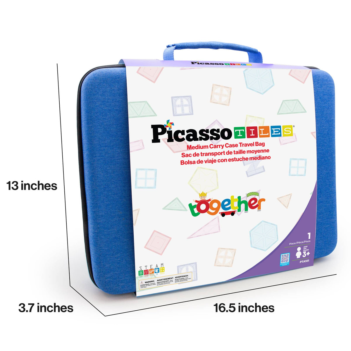PicassoTiles Magnetic Tiles Medium Storage Case