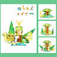 PicassoTiles 26pc Safari Theme Magnetic Tile Building Set