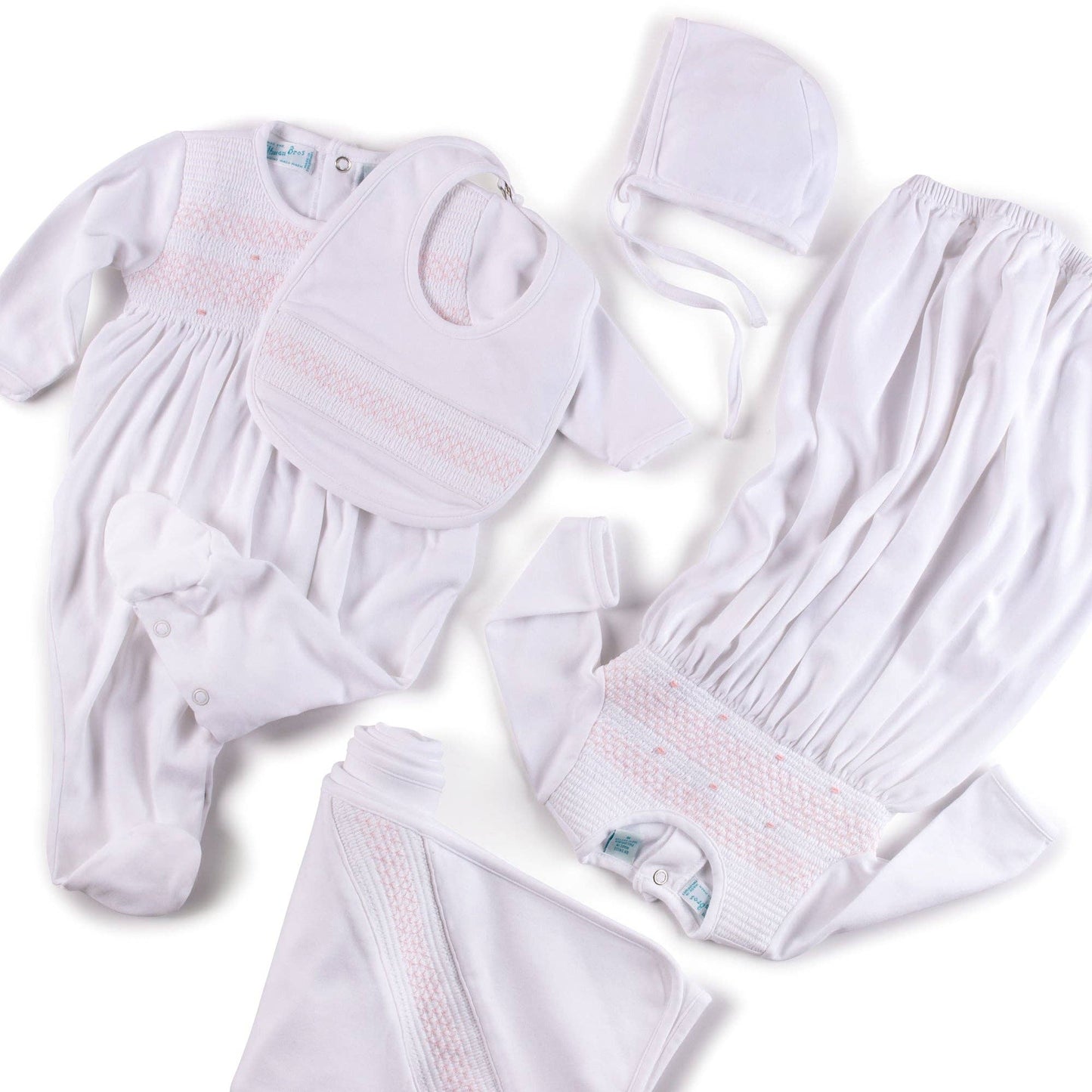 Baby Boy`s Smocked Bullion Blanket