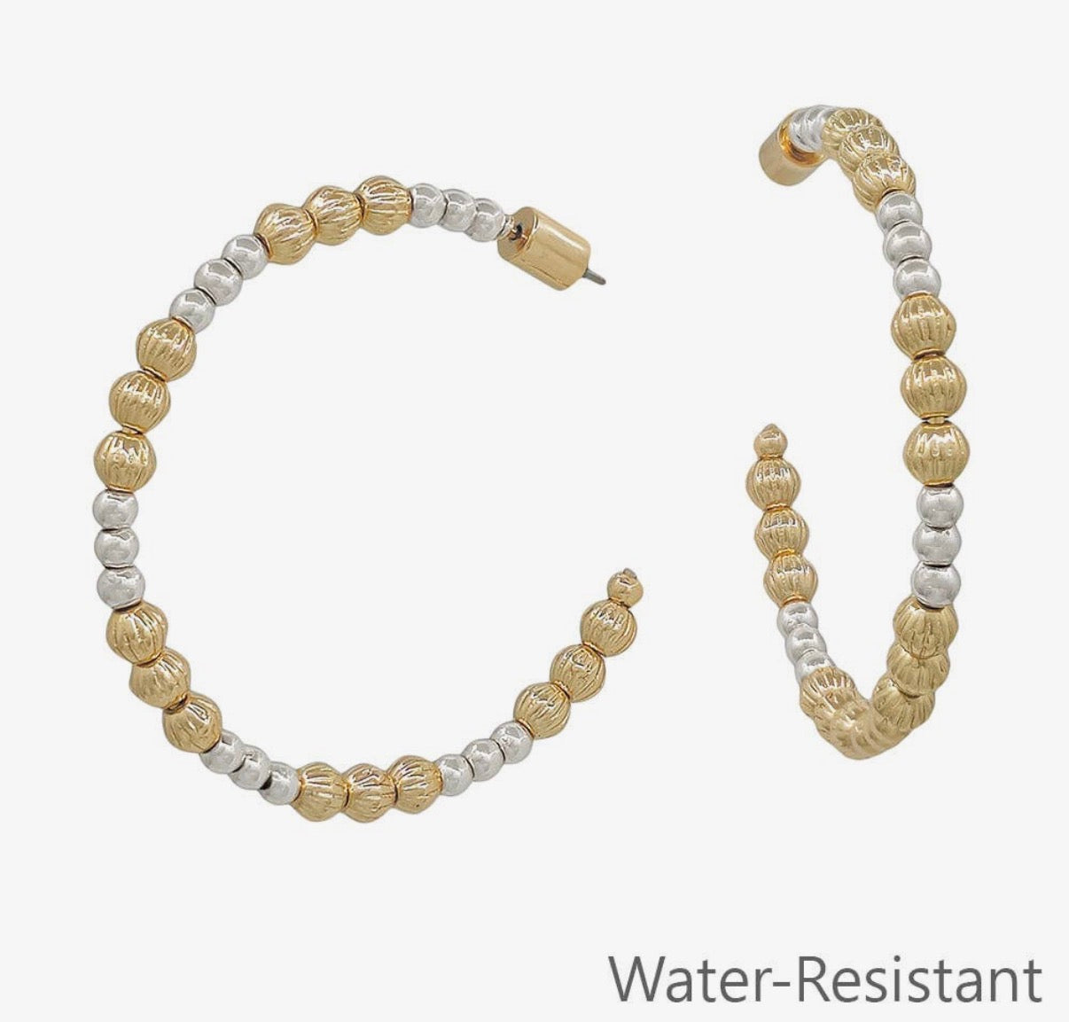Gold & Silver Hoops