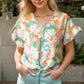 MULTI COLOR FLORAL TOP