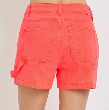 Coral High Rise Shorts