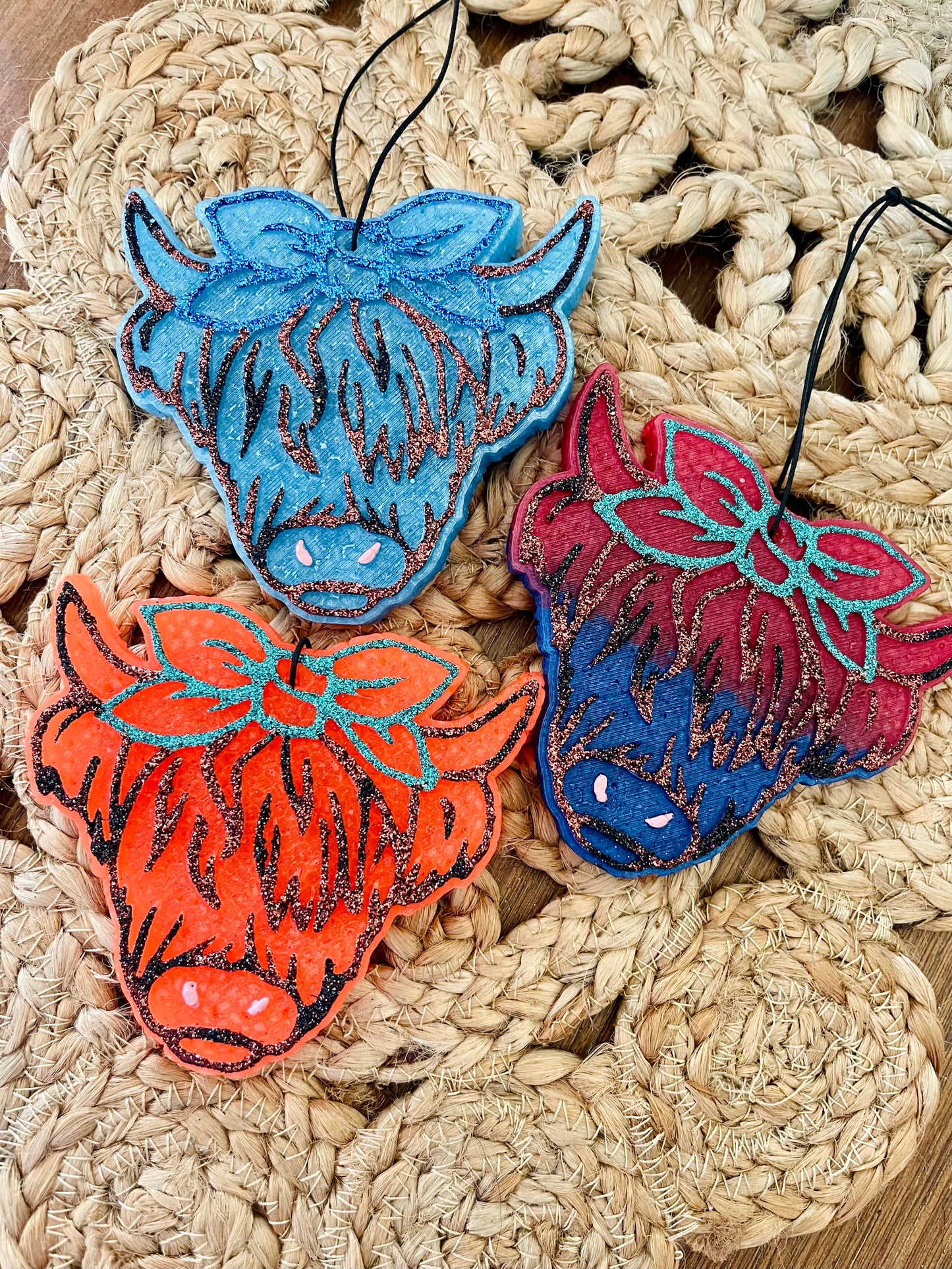 Highland Cow Car Freshie