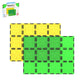 PicassoTiles 2 Piece Large Magnetic Stabilizer Tile Set