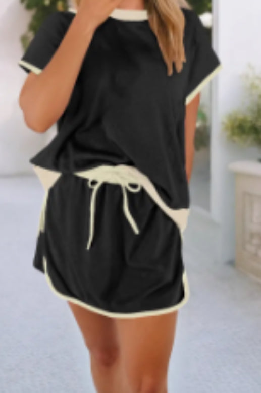Colorblock Skirt Sets