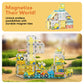 PicassoTiles 45pc Construction Magnetic Tile Building Set
