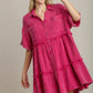Button Up Gauze Dress