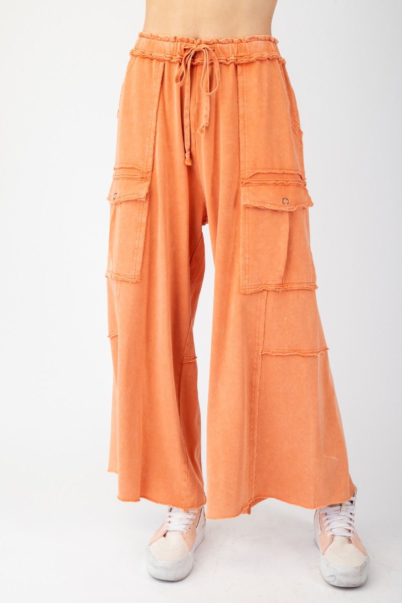 Wide Leg Cargo Pants