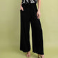 Frayed Cropped Wide Leg Pants