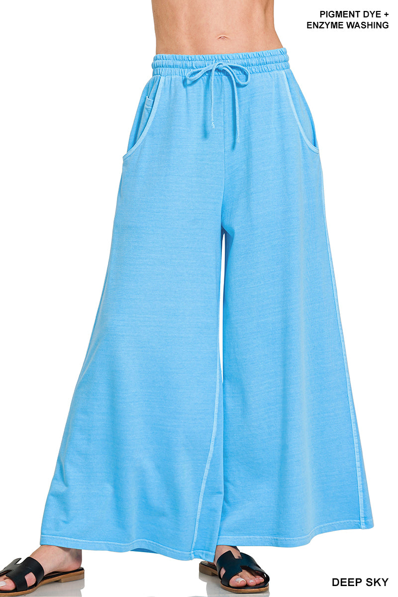 French Terry Washed Pants
