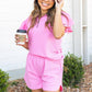 Light Pink Flutter Sleeve Set