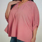 Woven 3/4 Length Sleeve Top