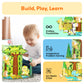 PicassoTiles 46pc Safari Theme Magnetic Tile Building Set
