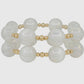 Pearl and Gold Bracelet Set