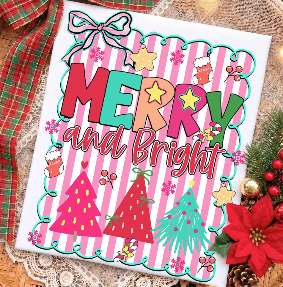 Merry And Bright Graphic Tee