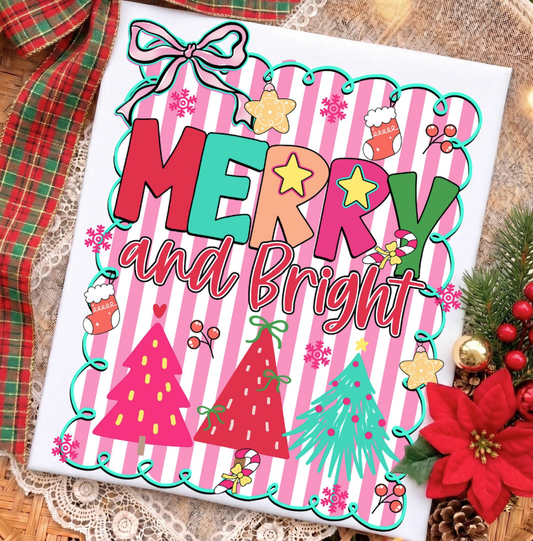 Merry And Bright Graphic Tee