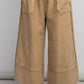 Mocha Mineral Washed Pants