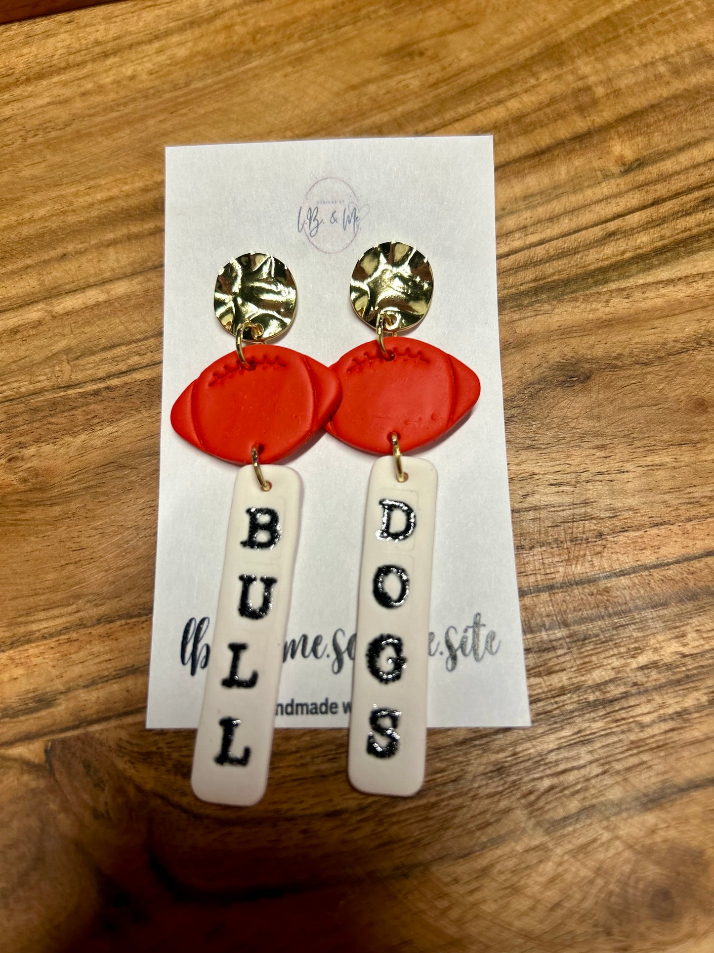 Bulldog Dangle Earrings