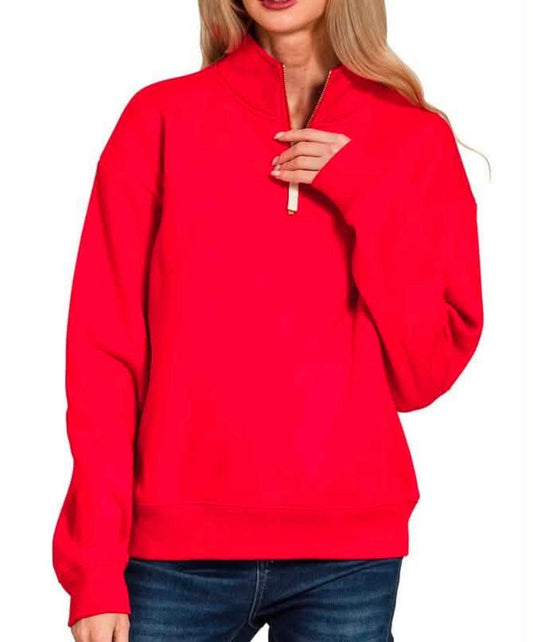 Quarter Zip Fleece Pullover