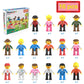 PicassoTiles 16pc Magnetic Tile Characters