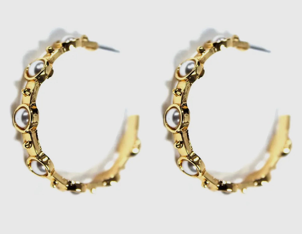 Pearl Stud Earrings