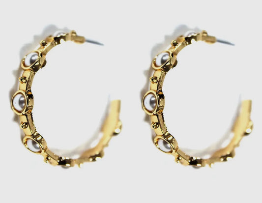 Pearl Stud Earrings