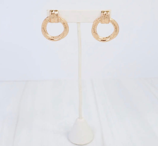Drop Gold Earrings