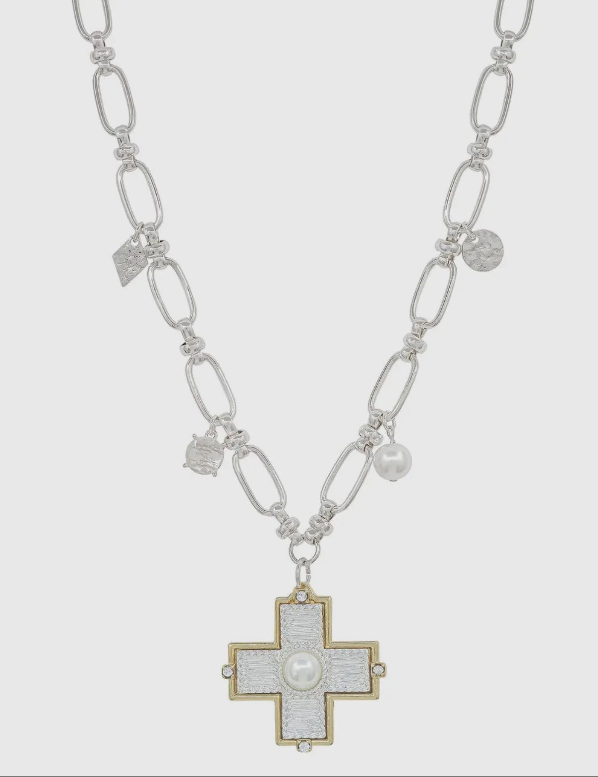 Silver Cross Necklace
