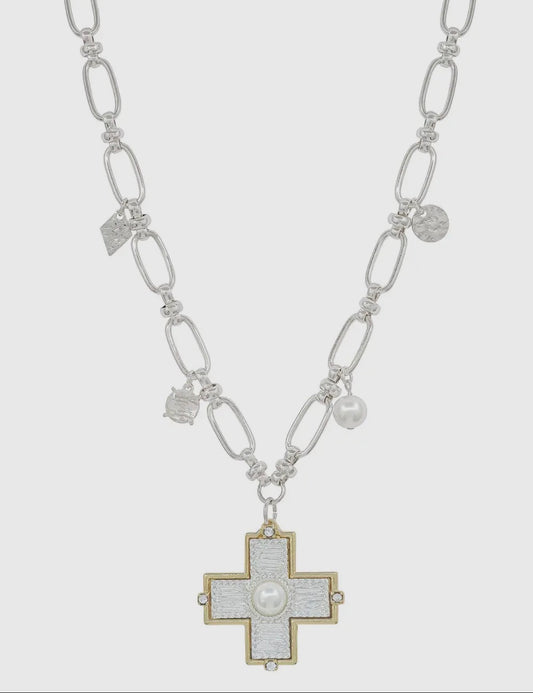 Silver Cross Necklace