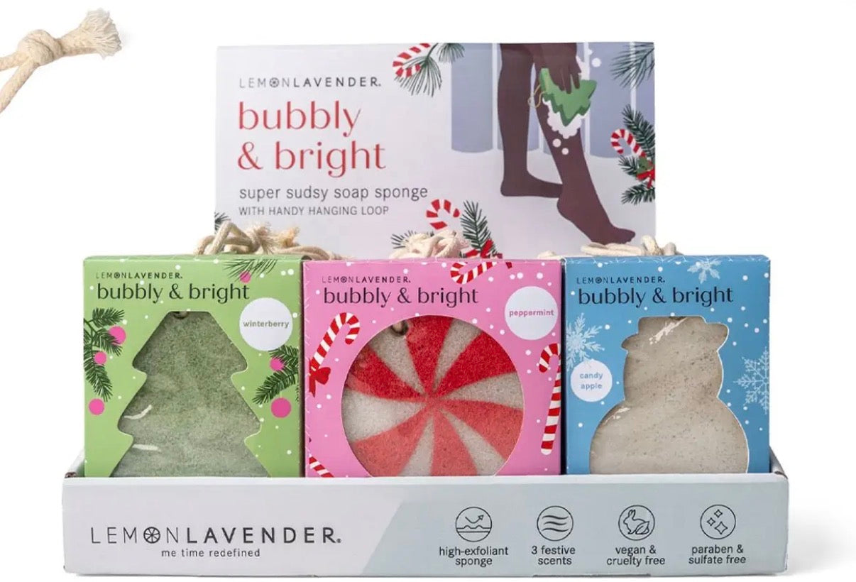 Holiday Sudsy Soap Sponges
