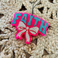 Faith with Bow Car Freshie 