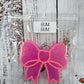 Hot Pink Bow Freshies