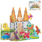 PicassoTiles 38pc Dinosaur Theme Magnetic Tile Building Set