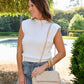 Leigh Quilted Crossbody Nude Quilted DQ